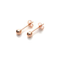 9 Karat Roségold Ohrstecker