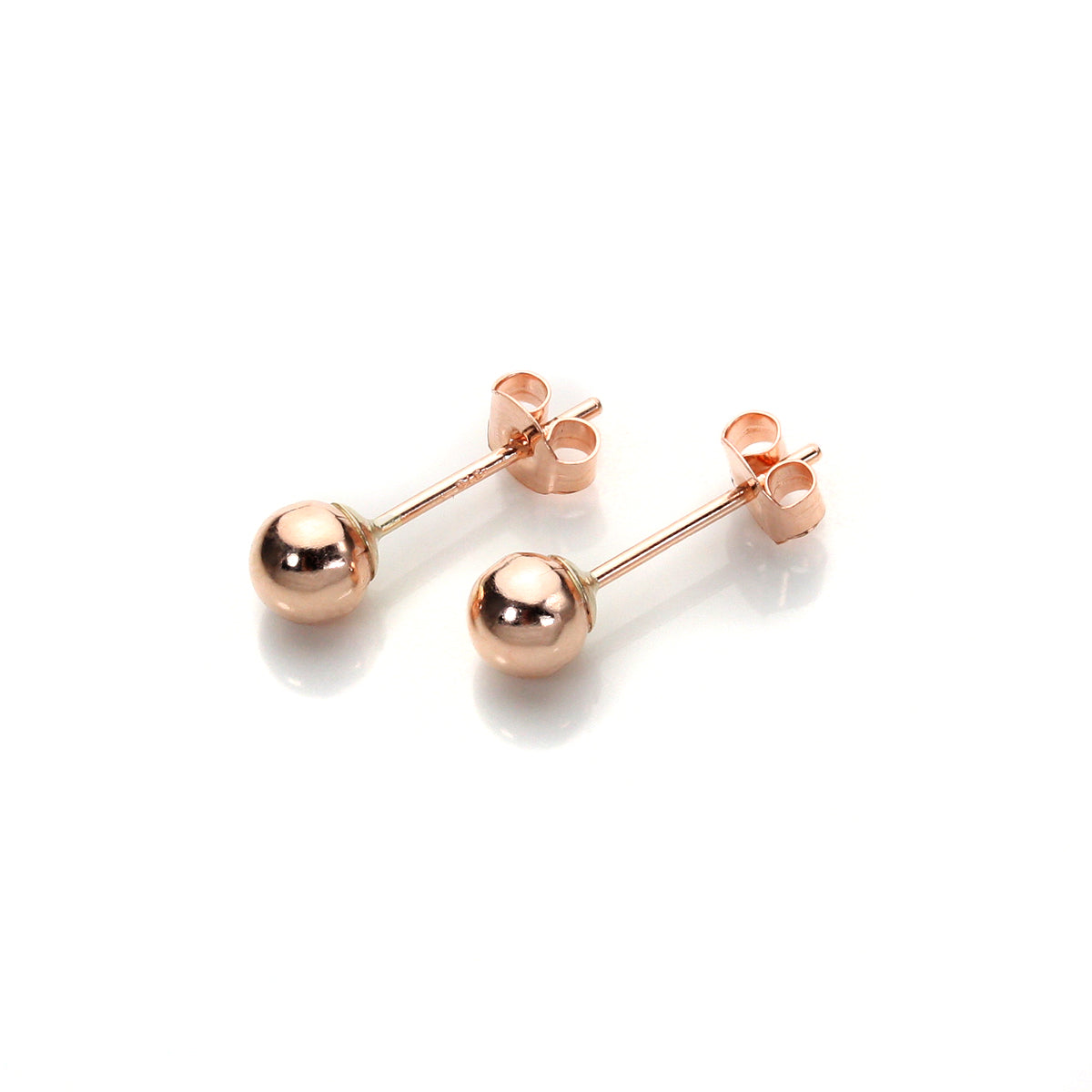 9 Karat Roségold Ohrstecker
