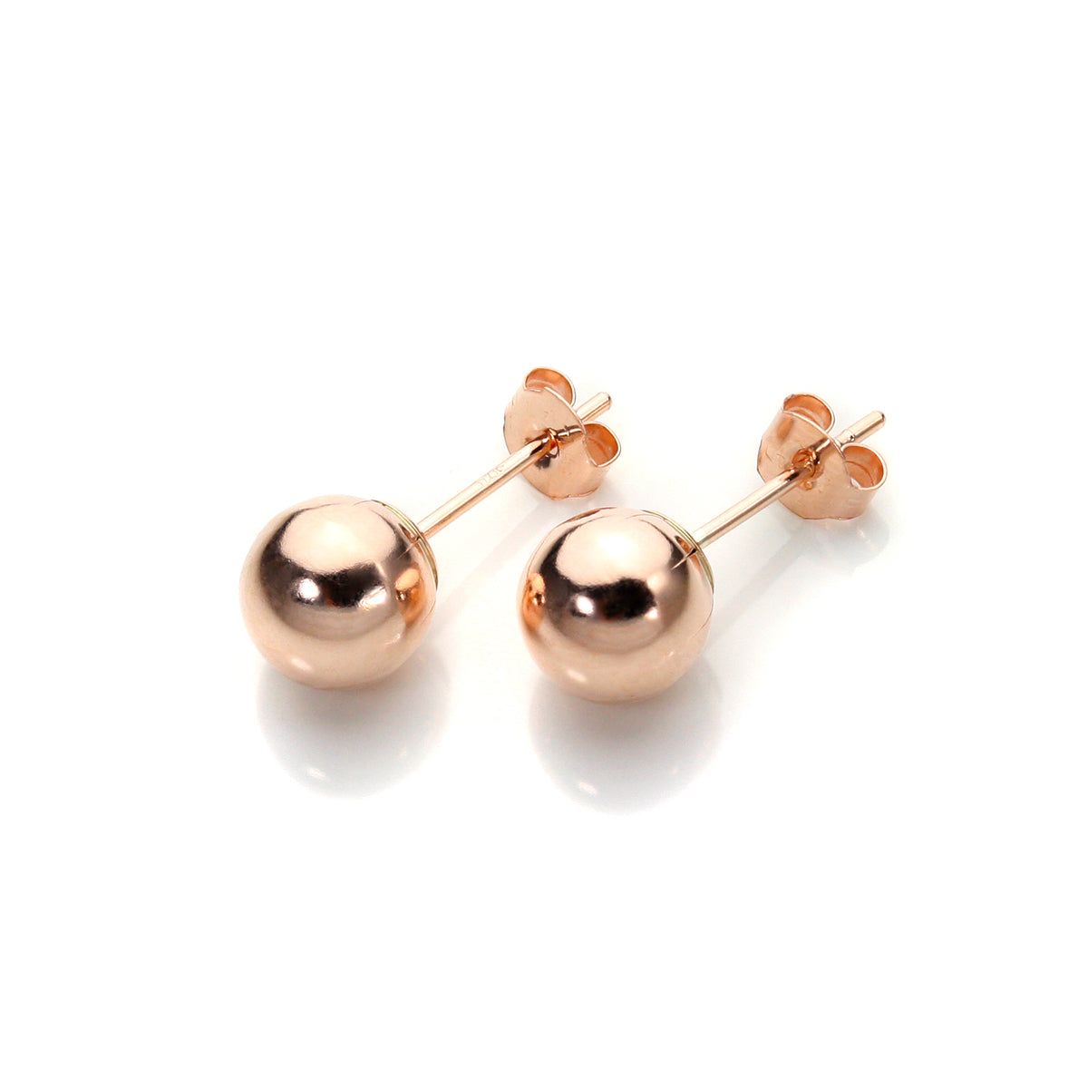 9 Karat Roségold Ohrstecker