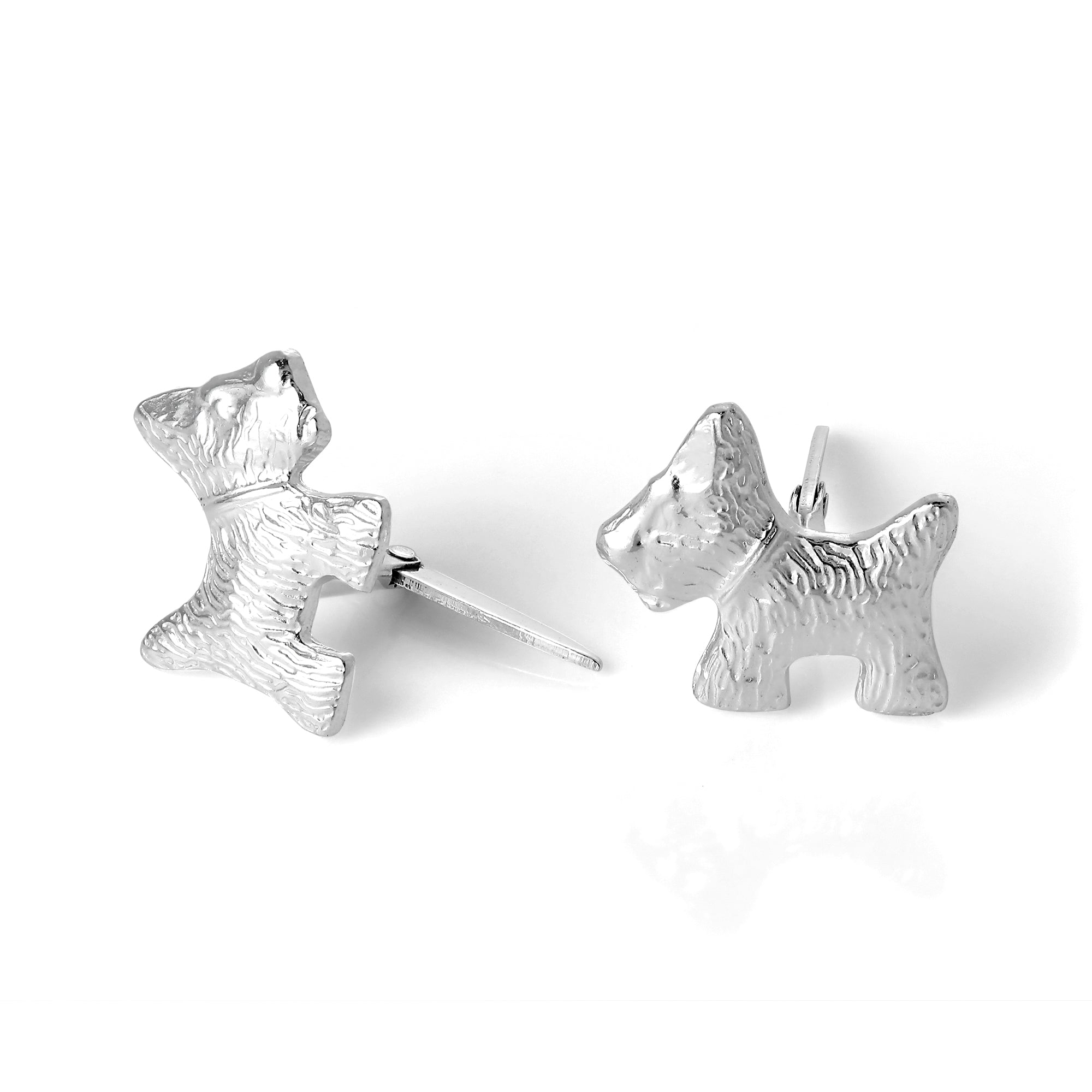 Sterlingsilber Andralok Scotchterrier Ohrstecker