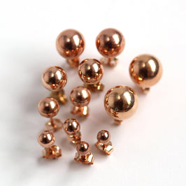 9 Karat Roségold Ohrstecker