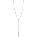 Sterlingsilber Rosenkranz Perlen Halskette – 50 cm