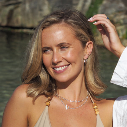 Klobige Ohrringe in Sterlingsilber