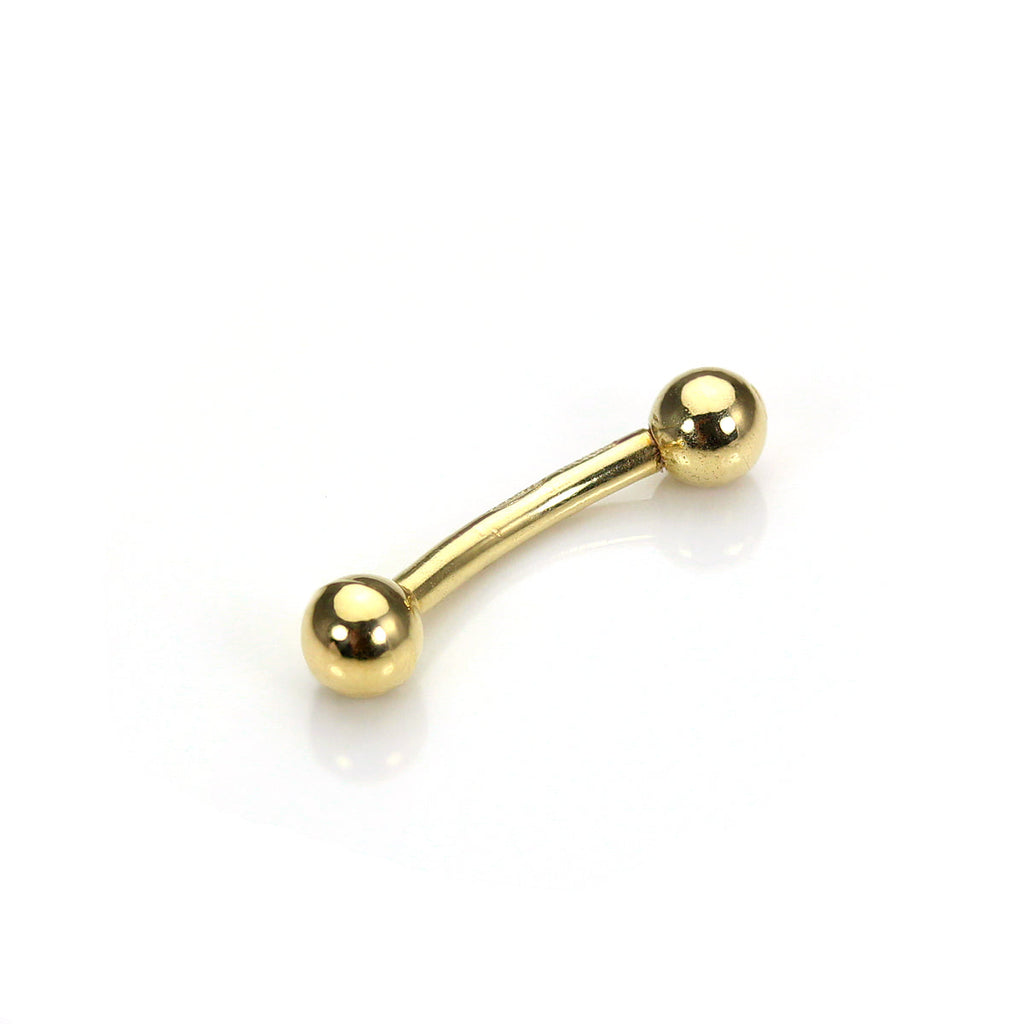 Augenbrauen-Labret aus 9 Karat Gelbgold