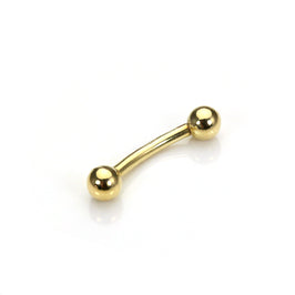 Augenbrauen-Labret aus 9 Karat Gelbgold