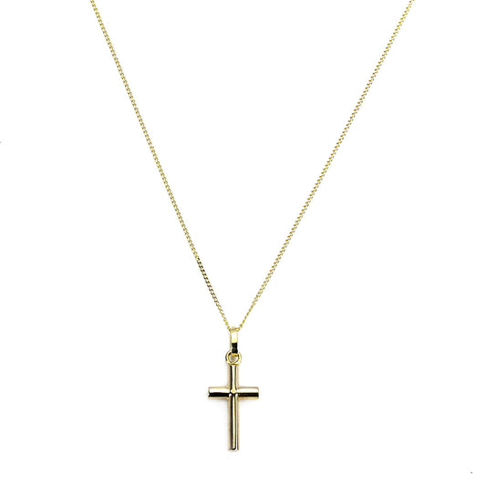 9 Karat Gold Hohlkreuz Anhänger
