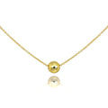 9 Karat Gold Fein Belcher Kette 45,5 cm Halskette mit 5 mm Kugel