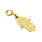 9 Karat Gold Hamsa Hand Anhänger zum Anklipsen