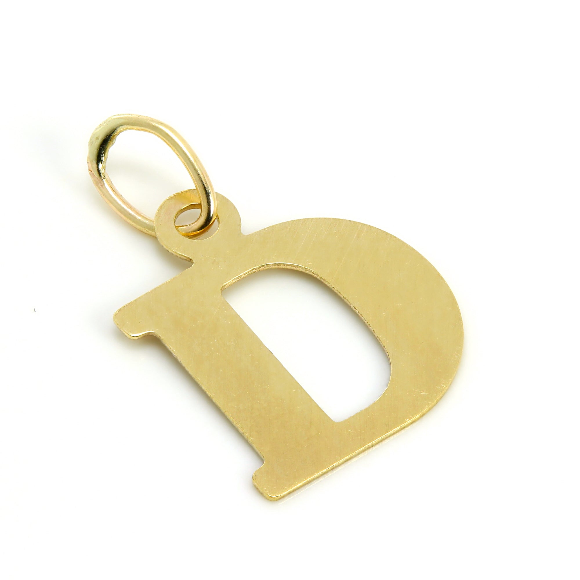 Leichtgewicht Klein 9 Karat Gold Anfangsbuchstabe Anhänger A - Z
