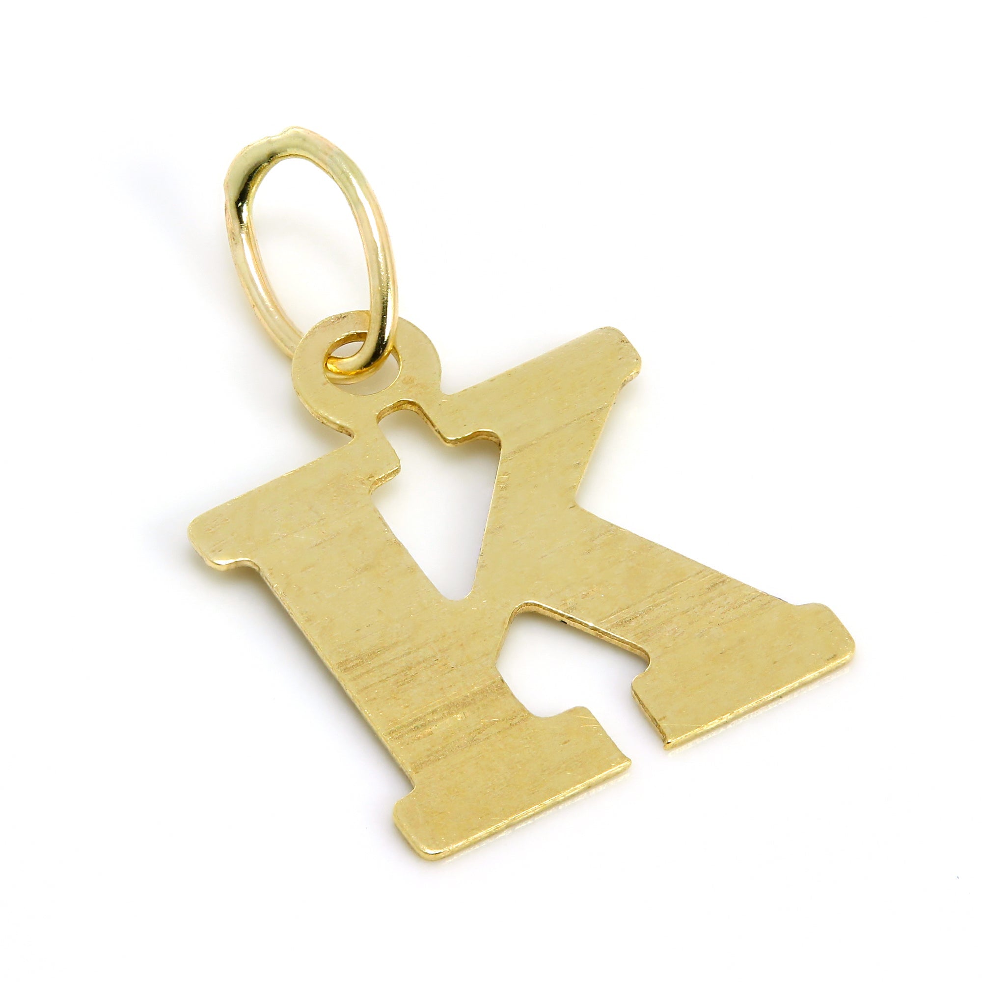 Leichtgewicht Klein 9 Karat Gold Anfangsbuchstabe Anhänger A - Z