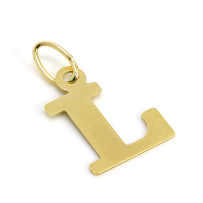 Leichtgewicht Klein 9 Karat Gold Anfangsbuchstabe Anhänger A - Z