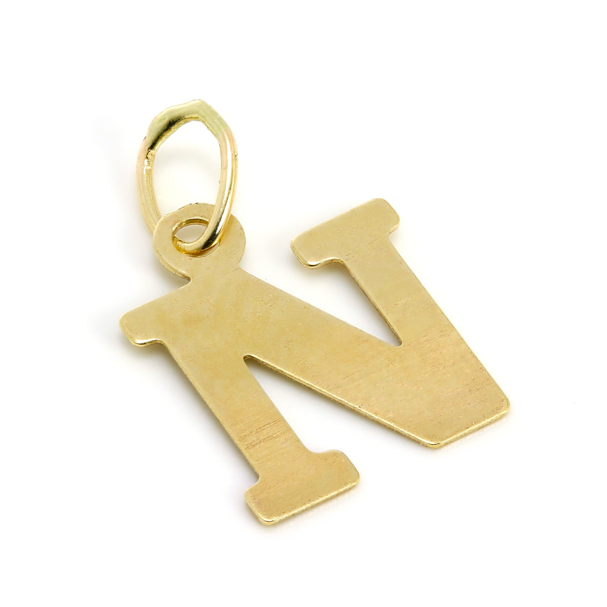 Leichtgewicht Klein 9 Karat Gold Anfangsbuchstabe Anhänger A - Z