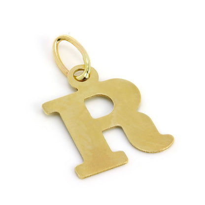 Leichtgewicht Klein 9 Karat Gold Anfangsbuchstabe Anhänger A - Z