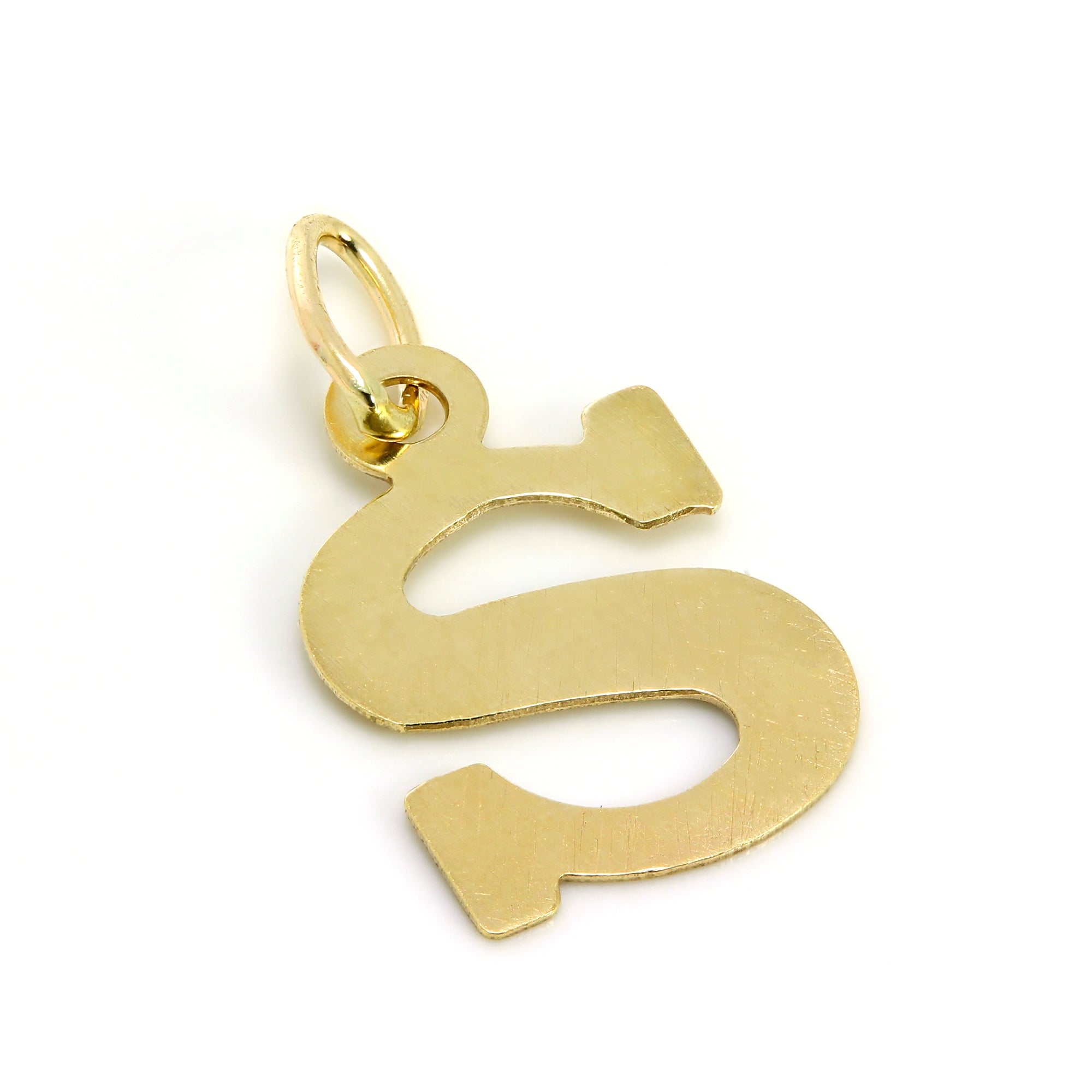 Leichtgewicht Klein 9 Karat Gold Anfangsbuchstabe Anhänger A - Z