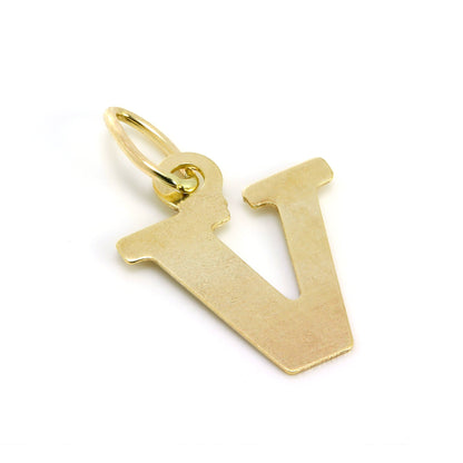 Leichtgewicht Klein 9 Karat Gold Anfangsbuchstabe Anhänger A - Z