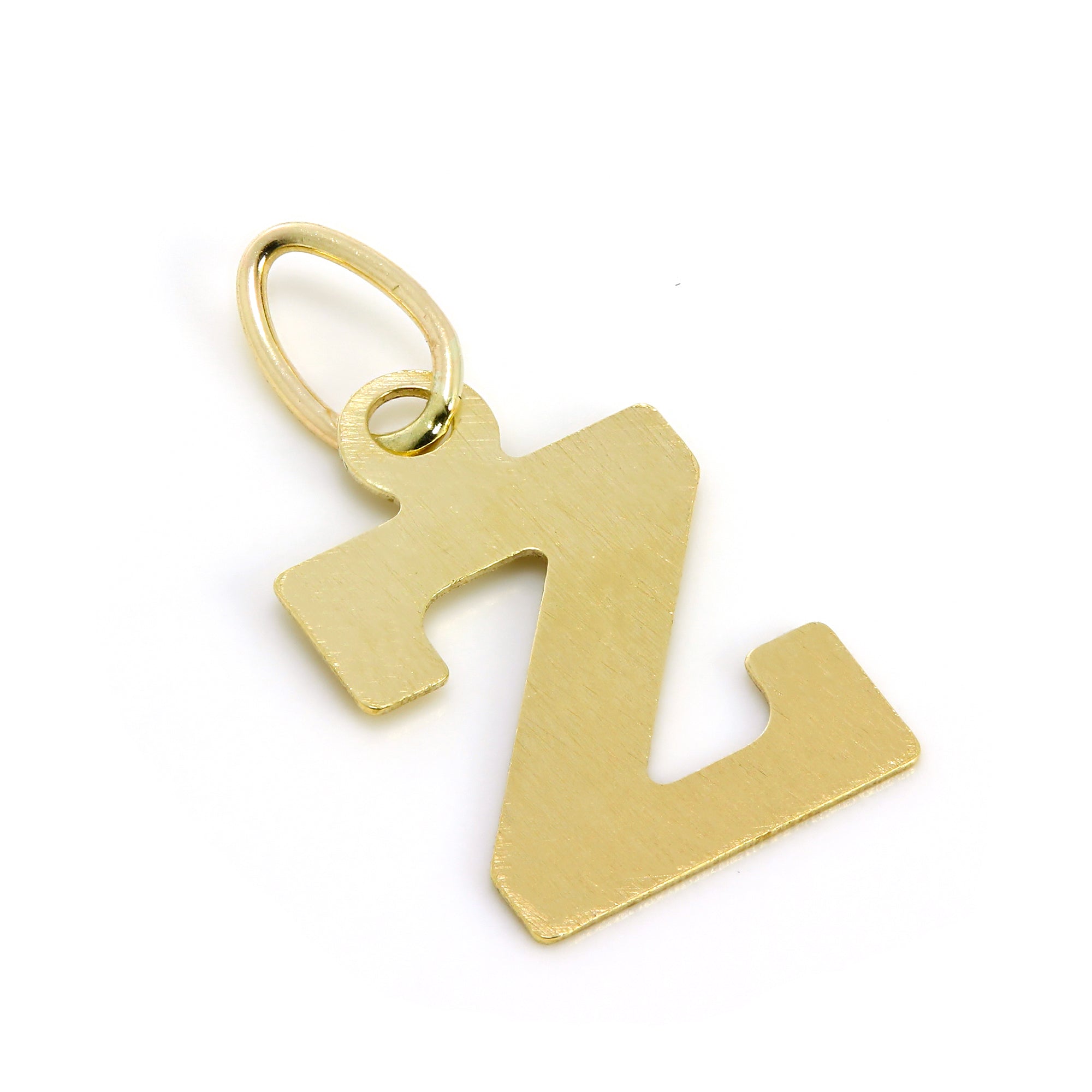 Leichtgewicht Klein 9 Karat Gold Anfangsbuchstabe Anhänger A - Z