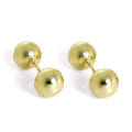 9 Karat Gold Doppelseitig 8 mm Kugel Ohrstecker