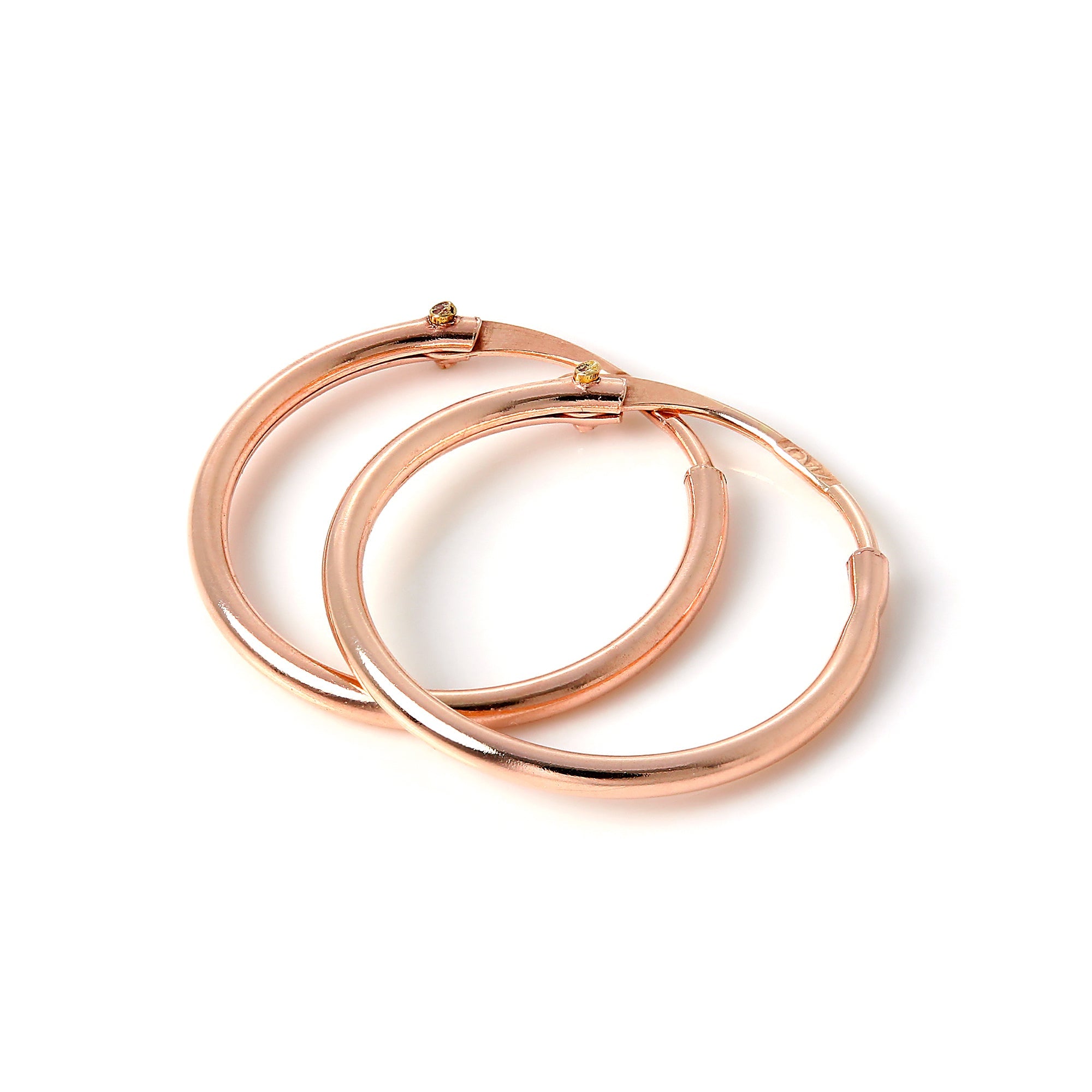 9 Karat Roségold Light Sleeper Ohrringe 10 mm - 13 mm
