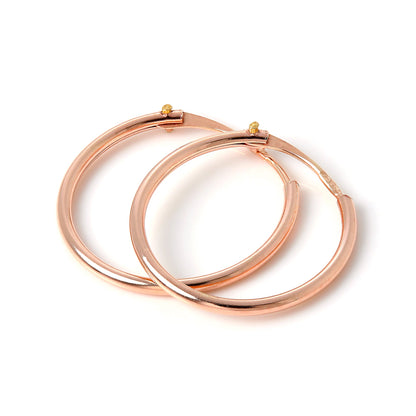 9ct Rose Gold Light Sleeper Ohrringe 10mm - 13mm