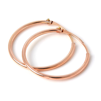 9ct Rose Gold Light Sleeper Ohrringe 10mm - 13mm