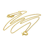 Offen Herz - Anhänger 9 Karat Gold, 40,5 cm, Halskette