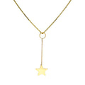 9 Karat Gold Stern Hänge Anhänger Halskette 40,5 - 51 cm
