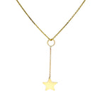9 Karat Gold Stern Hänge Anhänger Halskette 40,5 - 51 cm