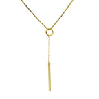 9 Karat Gold Stab Hänge Anhänger Halskette 40,5 - 51 cm