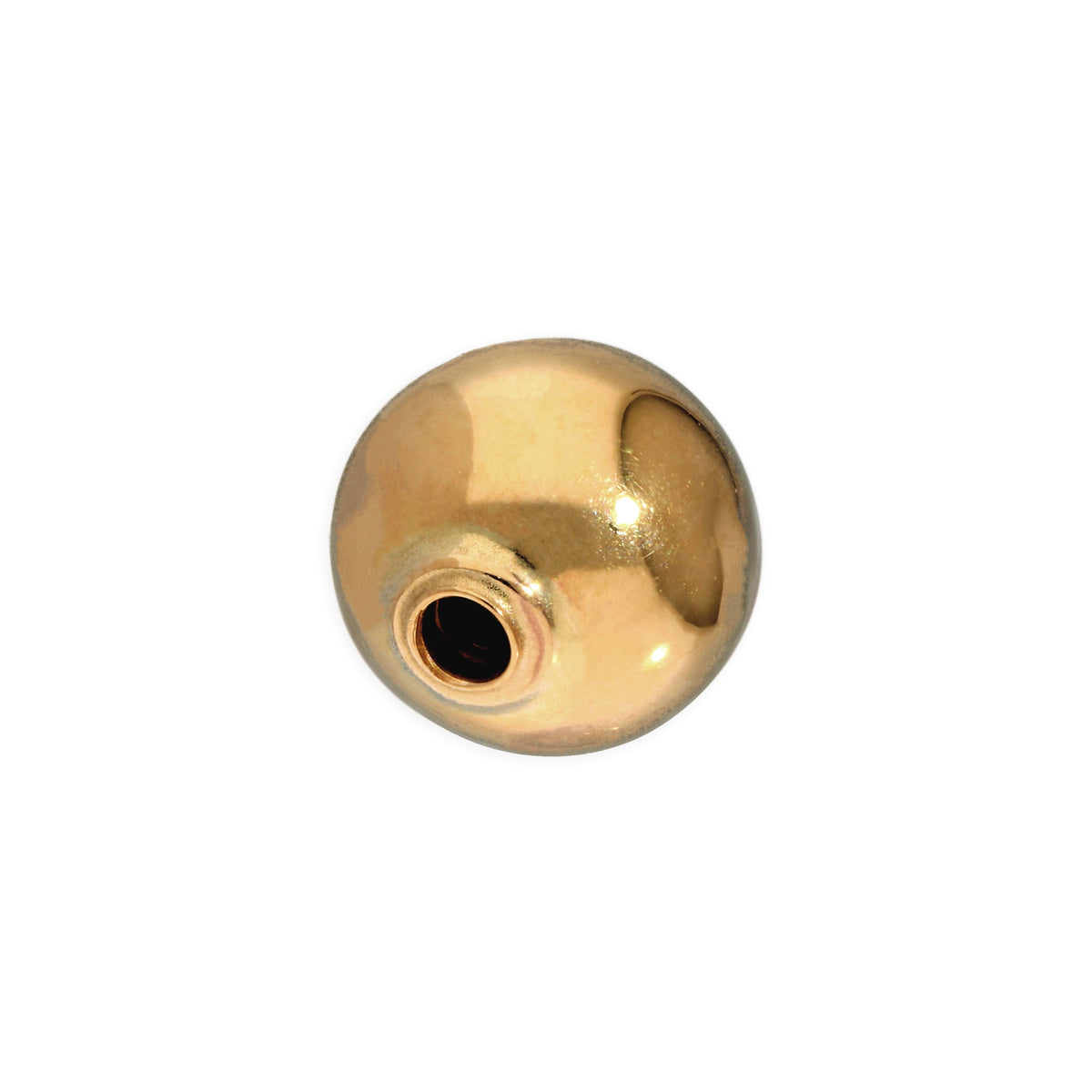 Ersatz-Verschlusskugel für Bauchnabelpiercing aus 9 Karat Gold, 5 mm