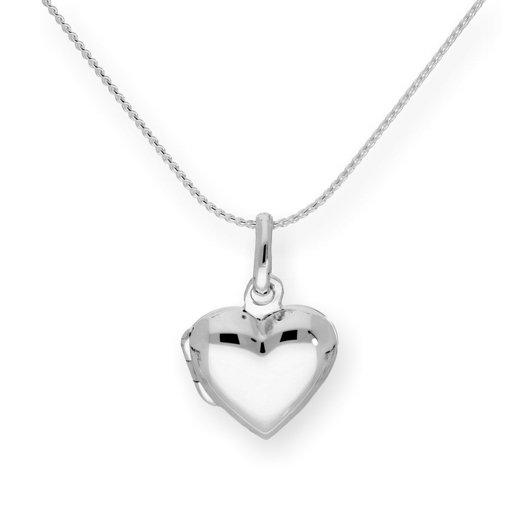 Sterlingsilber Medaillon mit Herz in 40 - 55 cm