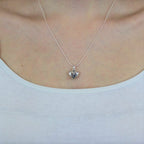 Sterlingsilber Medaillon mit Herz in 40 - 55 cm