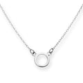 Sterlingsilber Karma Kreis 45,5 cm Halskette