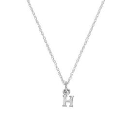 Kleine Halskette mit Anhänger aus Sterlingsilber in Form des Buchstabens H, 14–22 Zoll