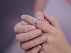 Sterlingsilber- und klarer CZ-Kristall-Tiara-Ring in den Größen J–U