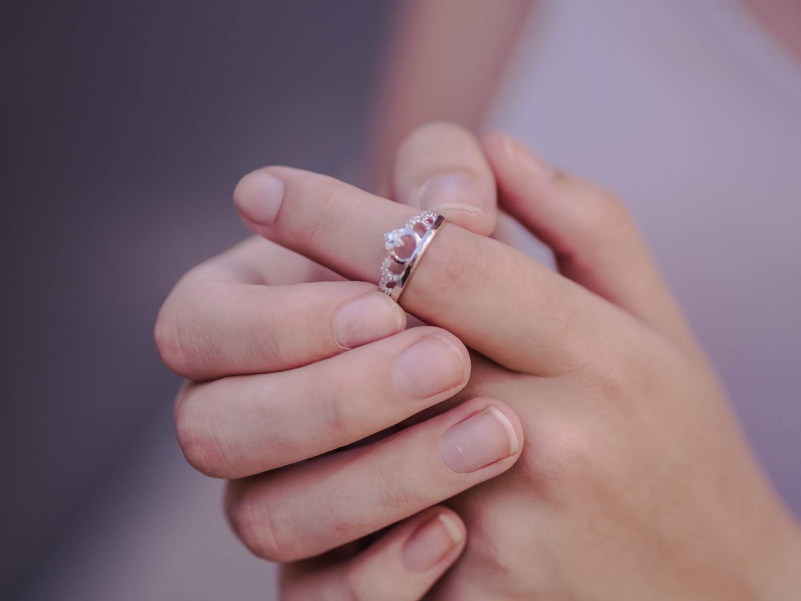 Sterlingsilber- und klarer CZ-Kristall-Tiara-Ring in den Größen J–U