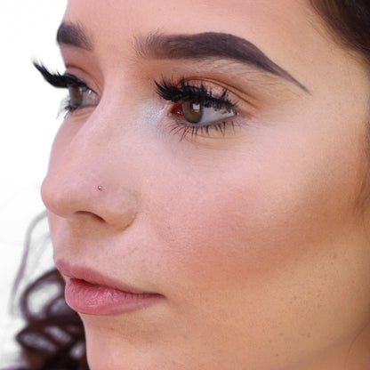 9 Karat Gelbgold Kugel Nasenstecker