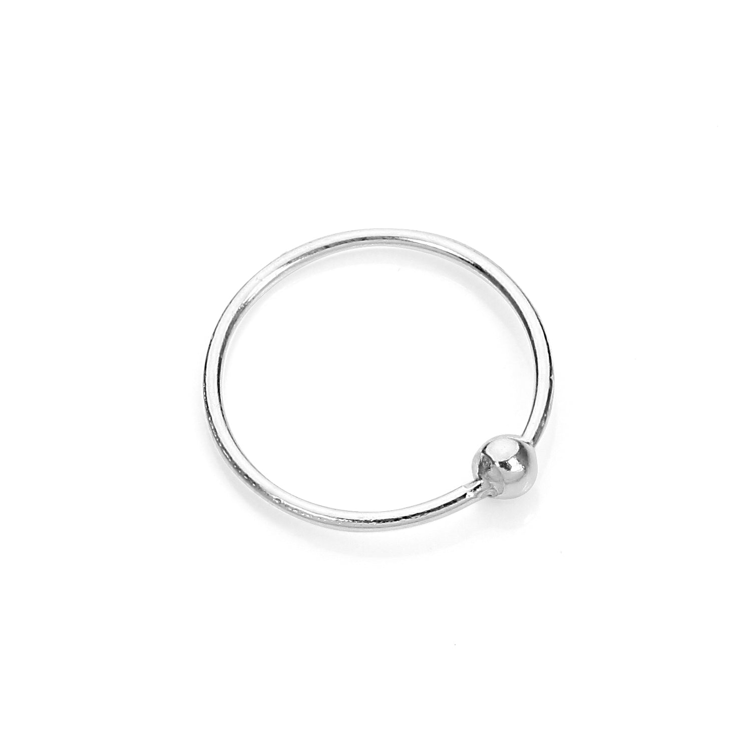 Sterlingsilber BCR Nasenring