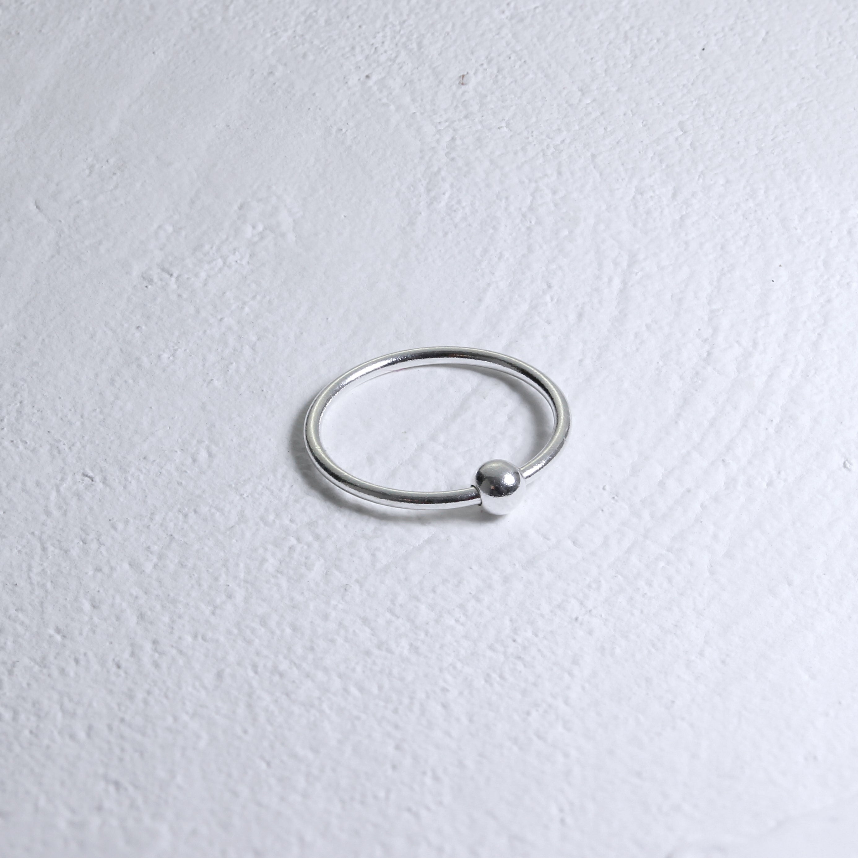 Sterlingsilber BCR Nasenring