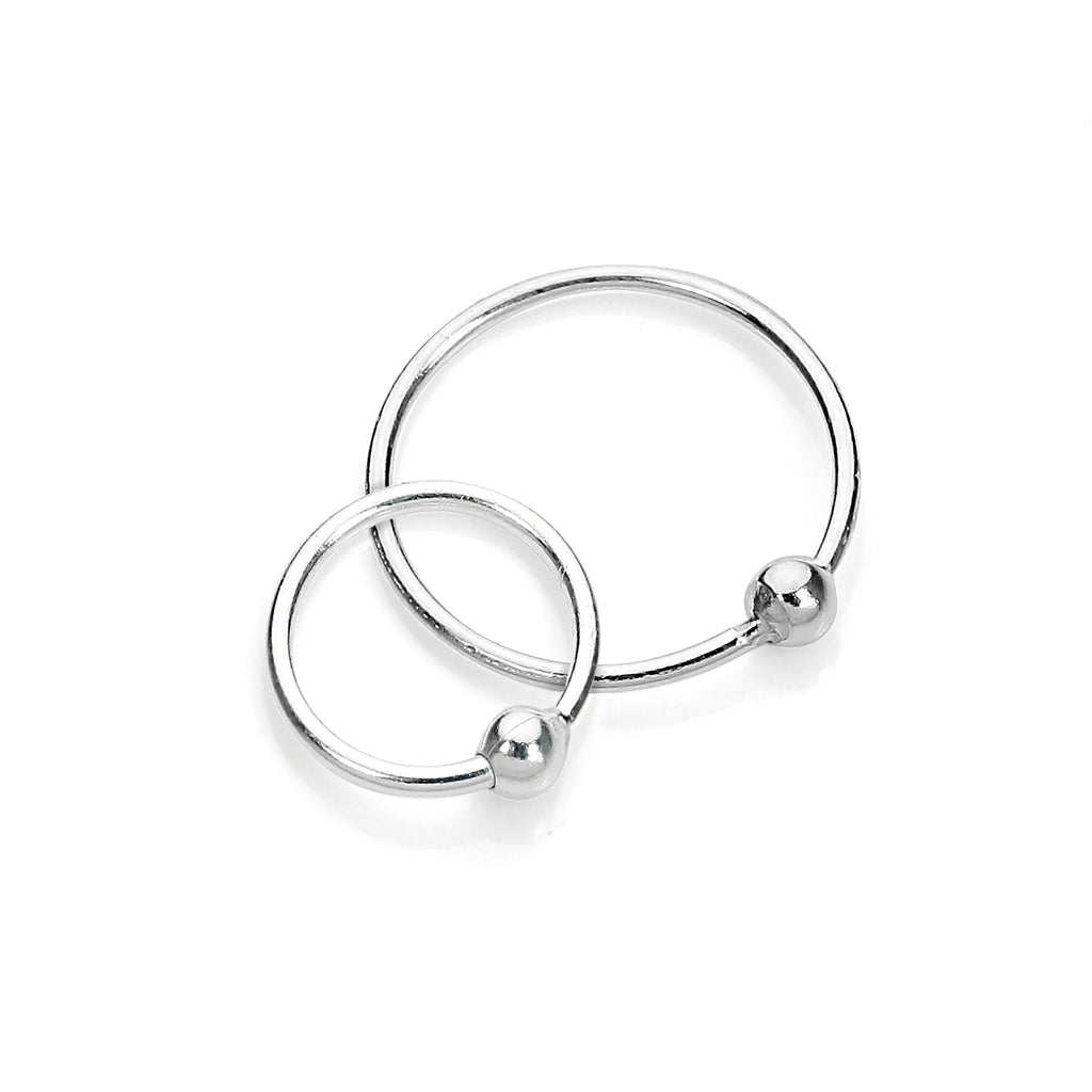 Sterlingsilber BCR Nasenring
