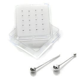 20er Pack Sterlingsilber Nasenstecker