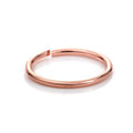 14 Karat Roségold 8 mm Creolen Nasenring