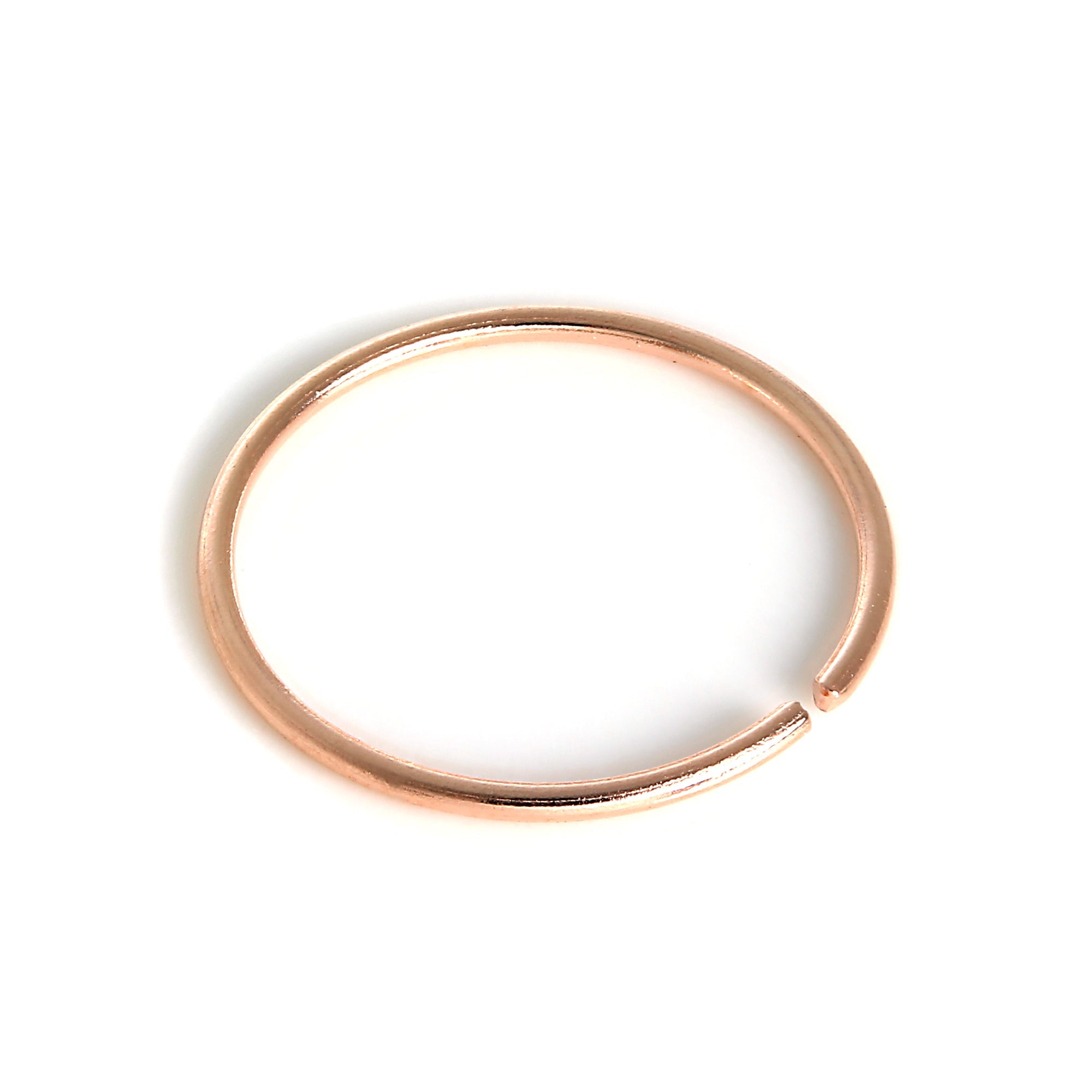 9 Karat Roségold 8 mm Creolen Nasenring