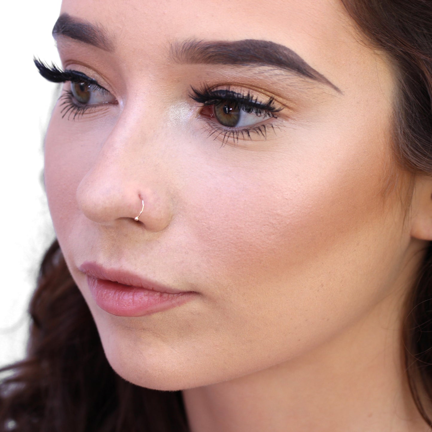 9 Karat Roségold Nasenring