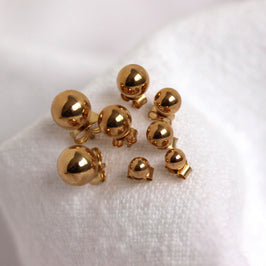 Kugelohrstecker aus 9 Karat Gelbgold