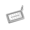 Personalisierter Sterlingsilber-Charm im klassischen Keks-Design