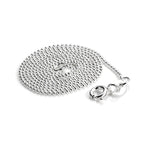 Perlenkette aus Sterlingsilber, 1 mm