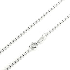 Kugelkette aus Sterlingsilber, 2 mm