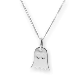 Sterlingsilber Ghost Anhänger Halskette 14 - 22 Zoll
