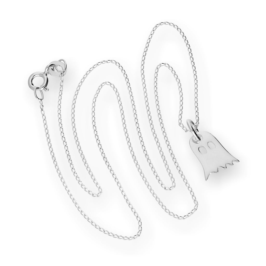 Sterlingsilber Ghost Anhänger Halskette 14 - 22 Zoll