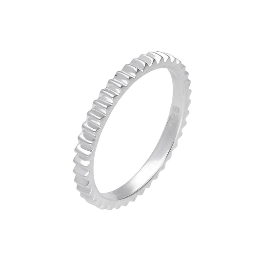 Sterling Silber Zahnrad Ring